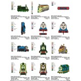 Collection 12 Thomas the Train Embroidery Designs 02
